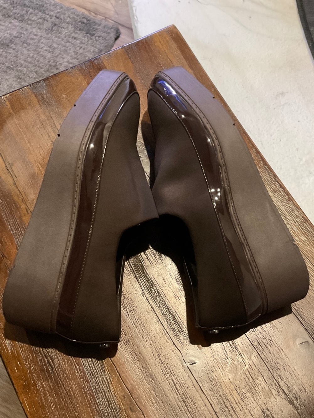 Donald Pliner Wilson Dark Brown shoes size 8.5 - Picture 6 of 8